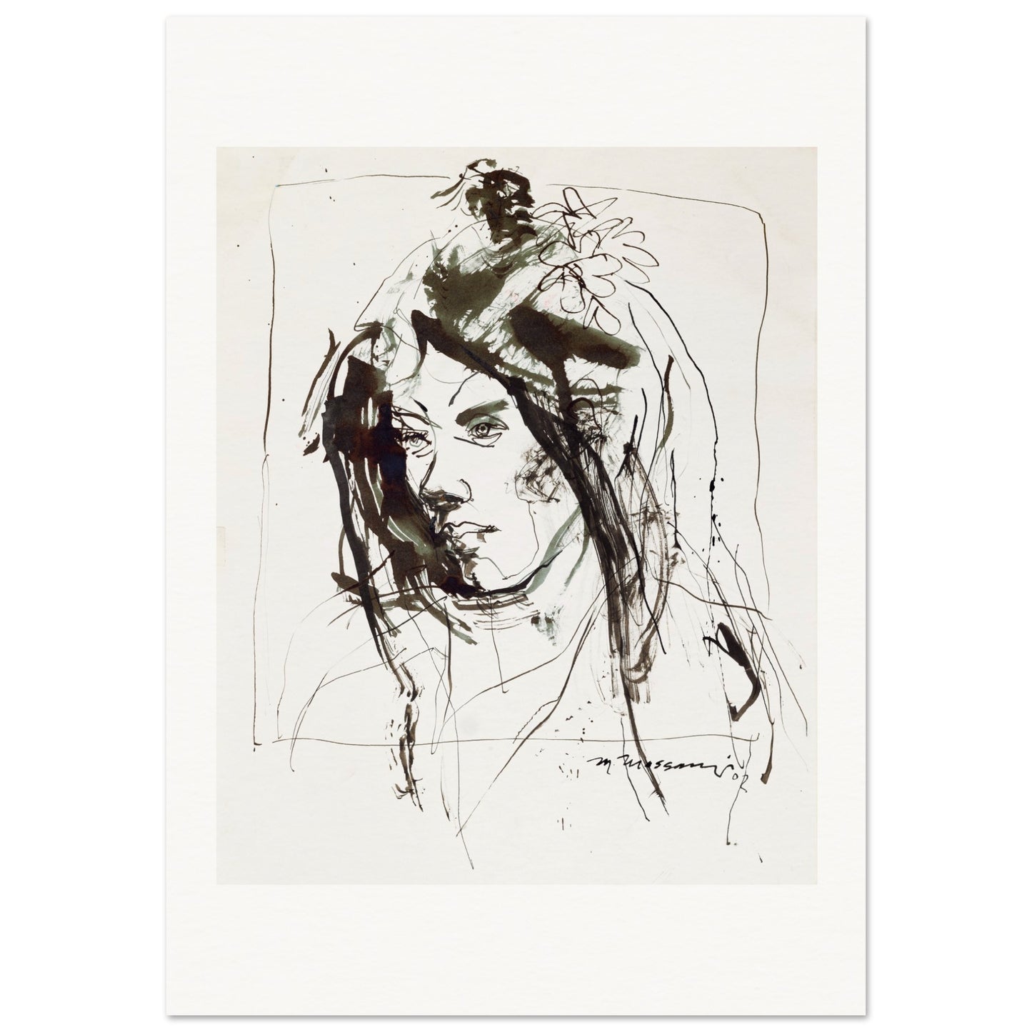 Girl with Flowers