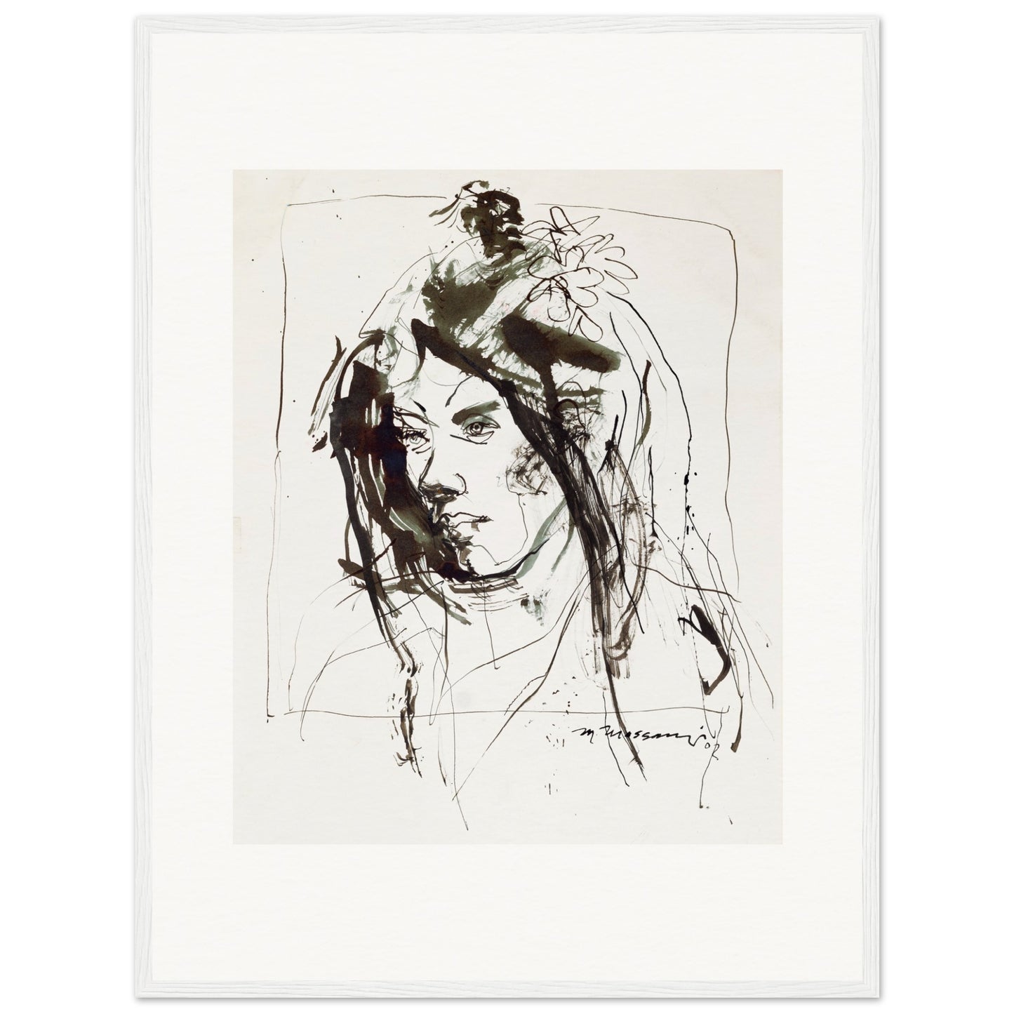 Girl with Flowers
