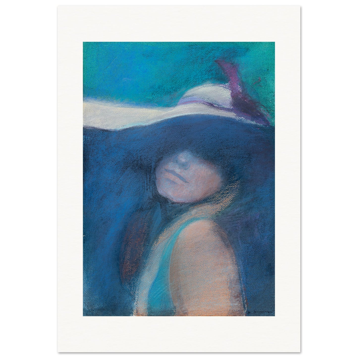 Femme contre Turquoise