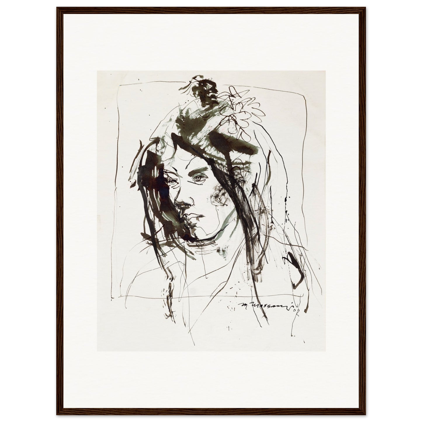 Girl with Flowers