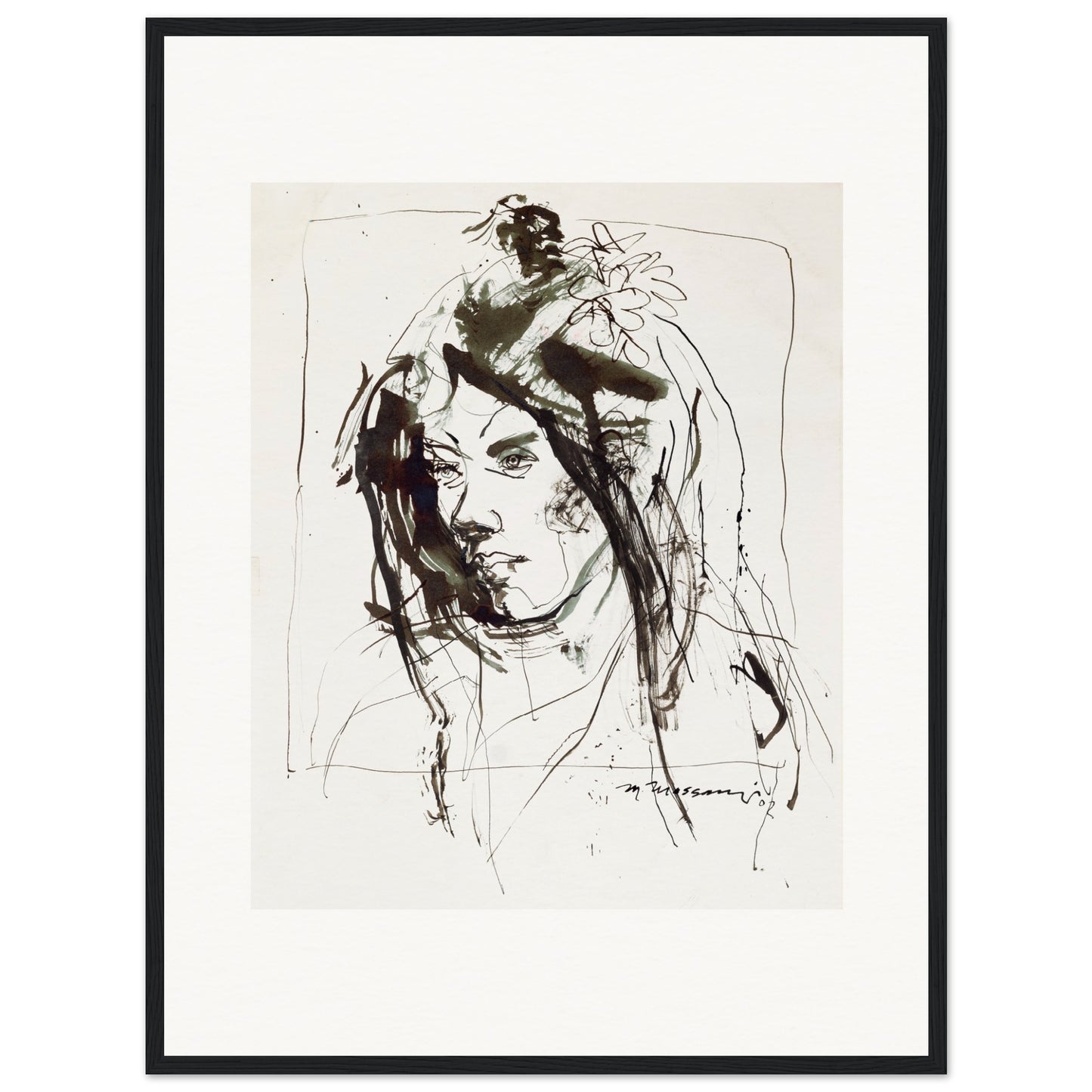 Girl with Flowers