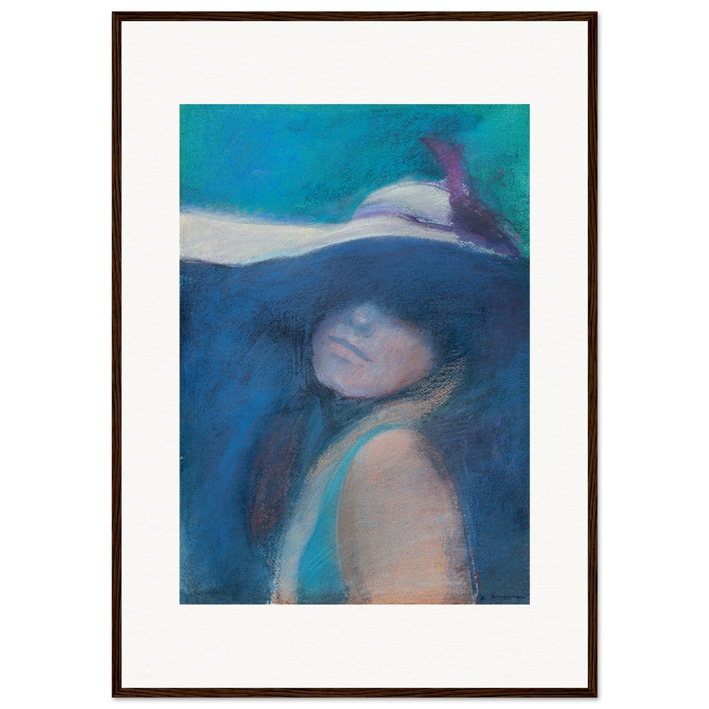 Femme contre Turquoise