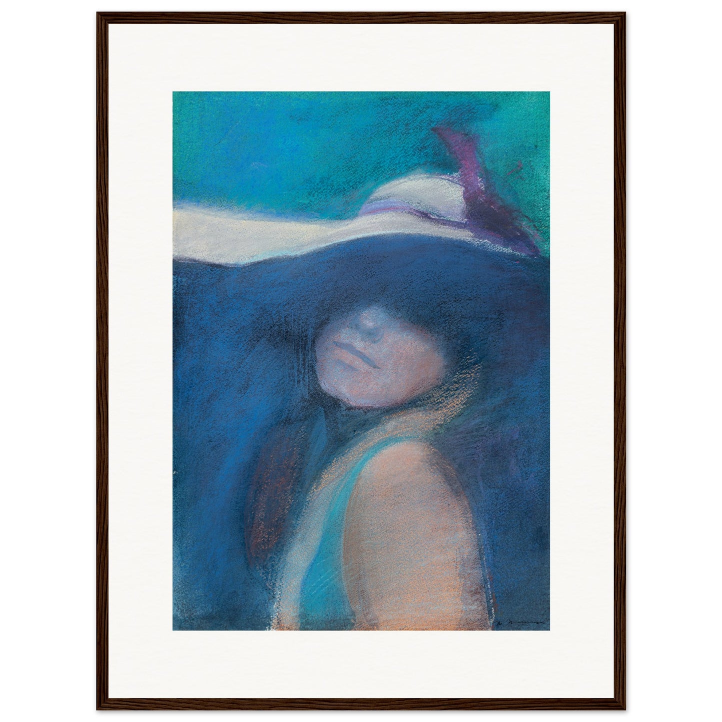 Femme contre Turquoise