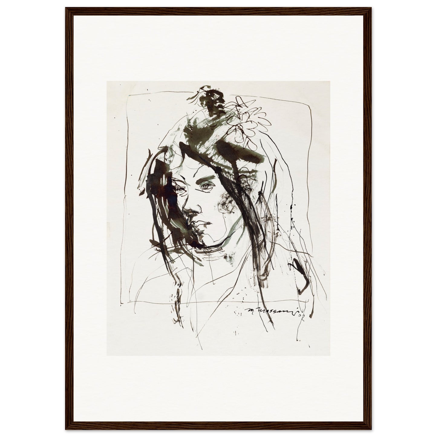 Girl with Flowers
