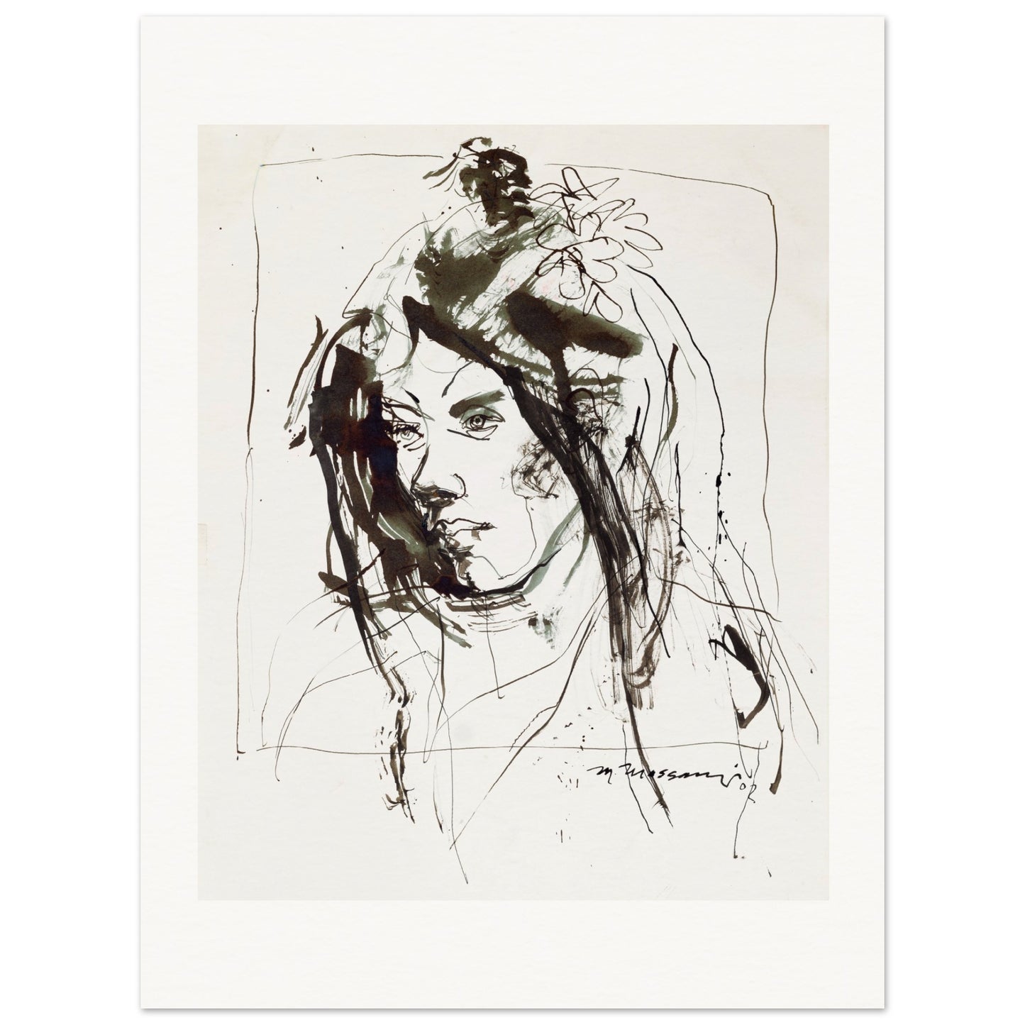 Girl with Flowers