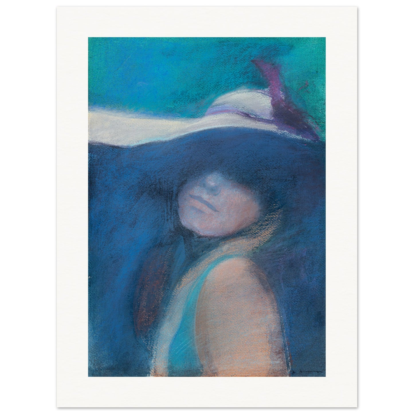 Femme contre Turquoise