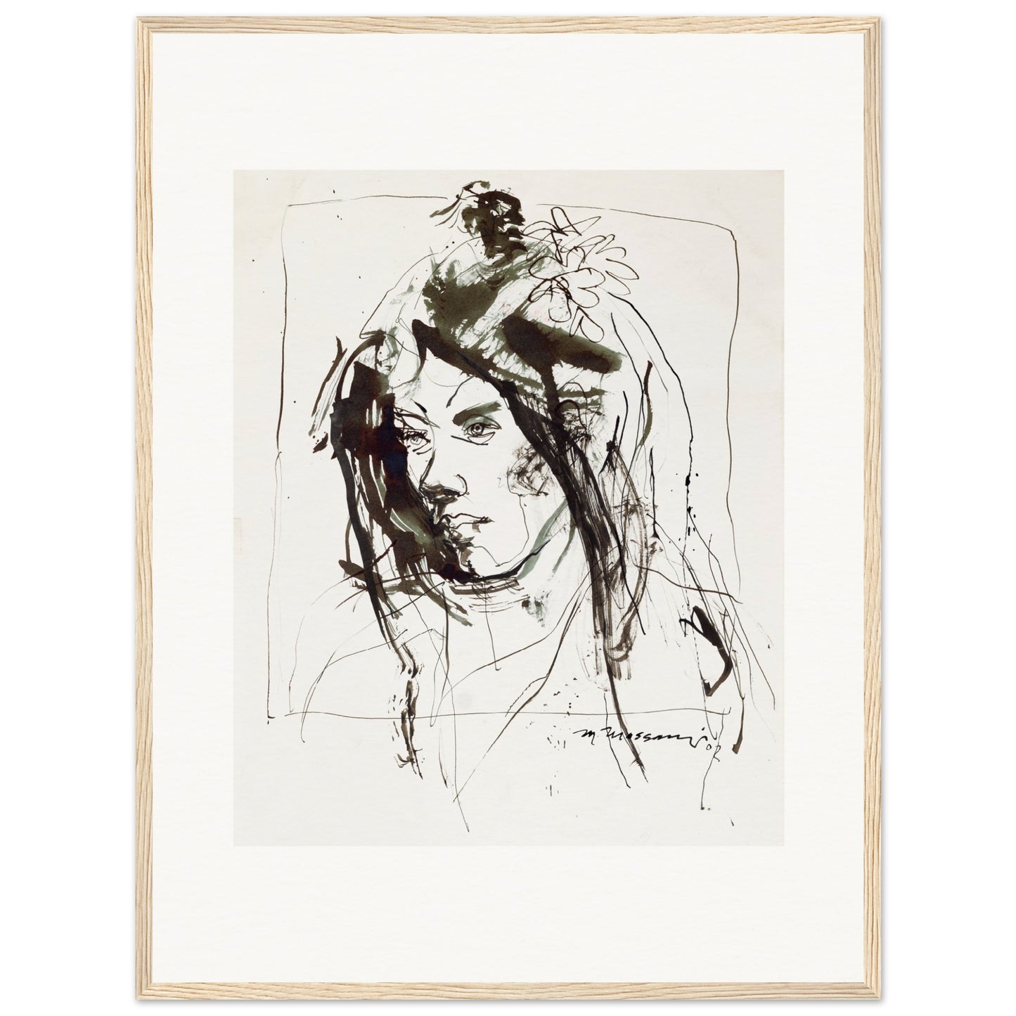 Girl with Flowers