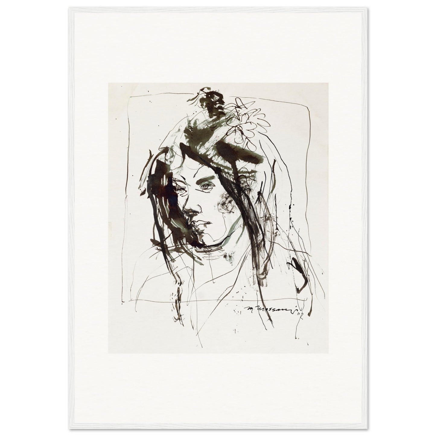 Girl with Flowers