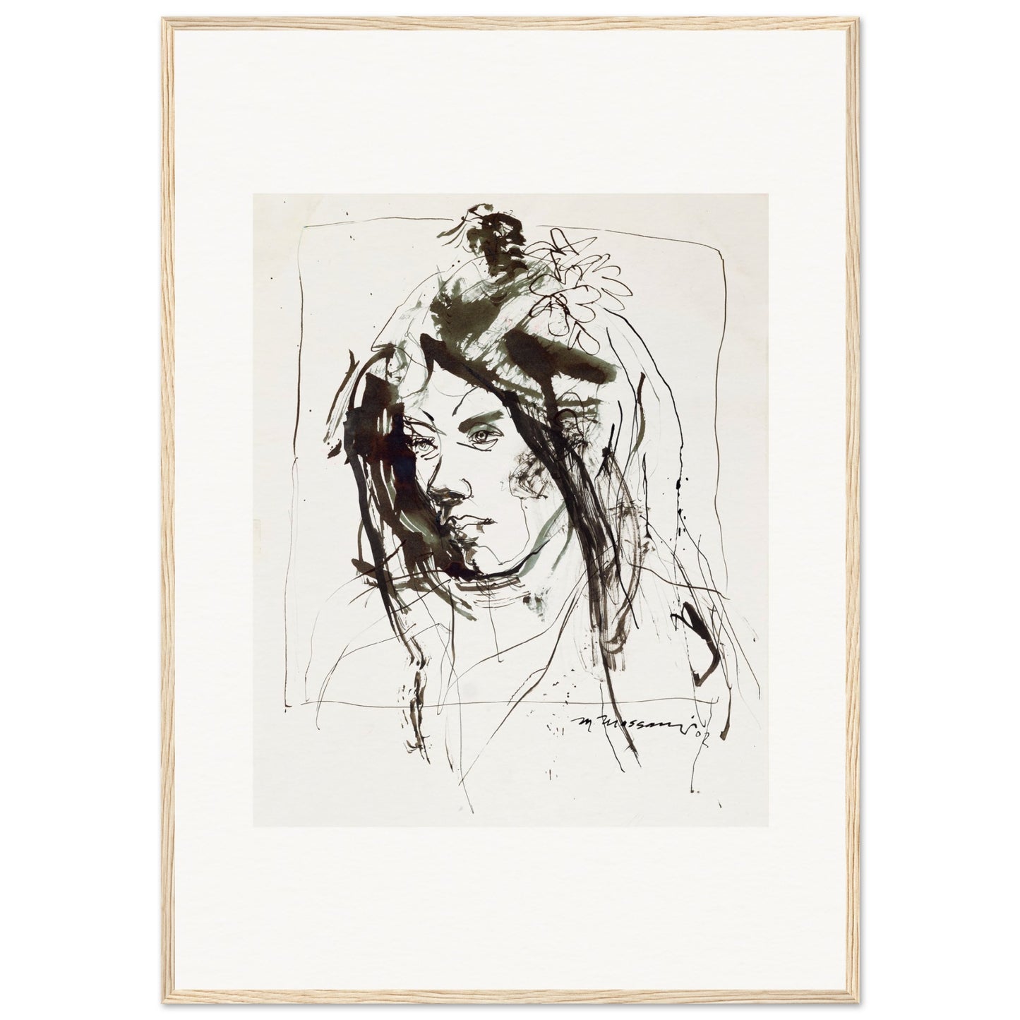 Girl with Flowers
