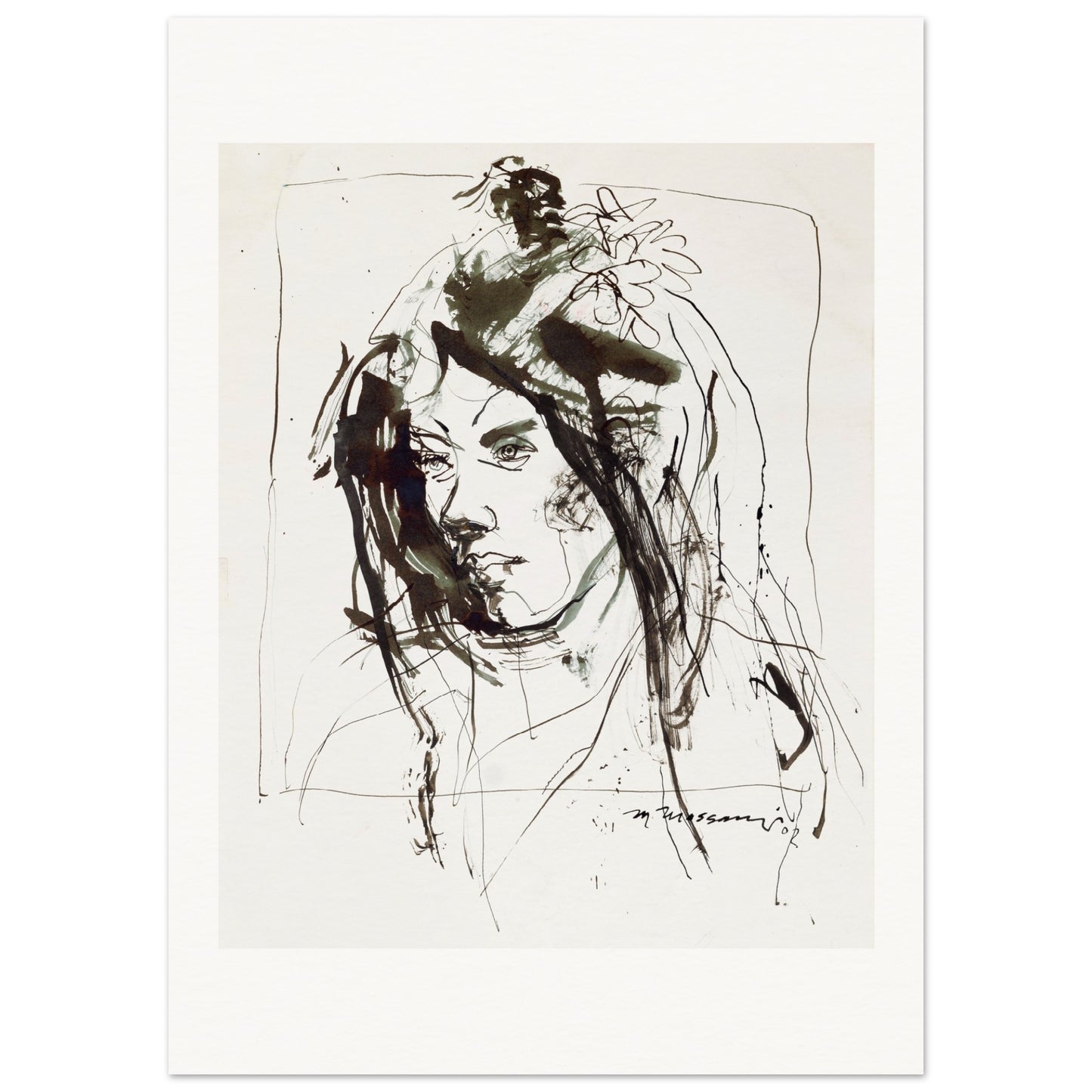 Girl with Flowers