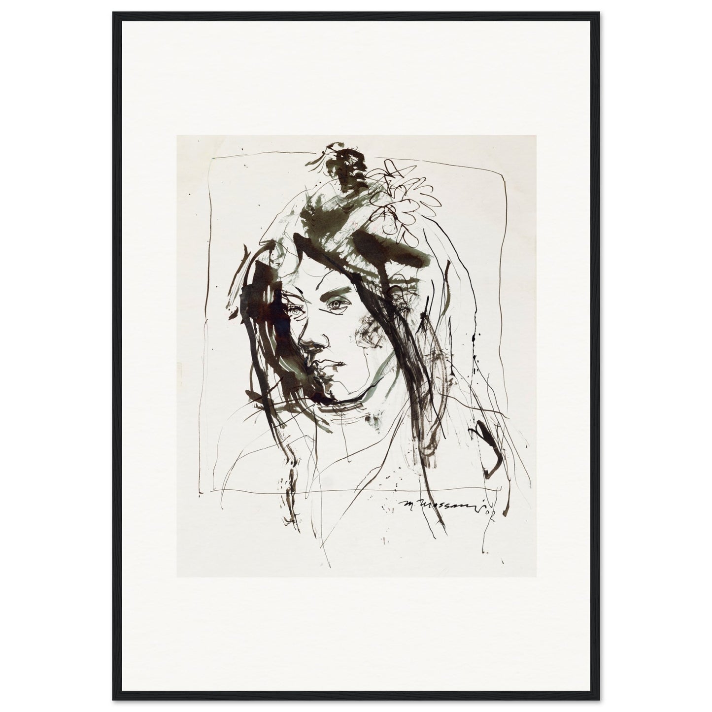Girl with Flowers