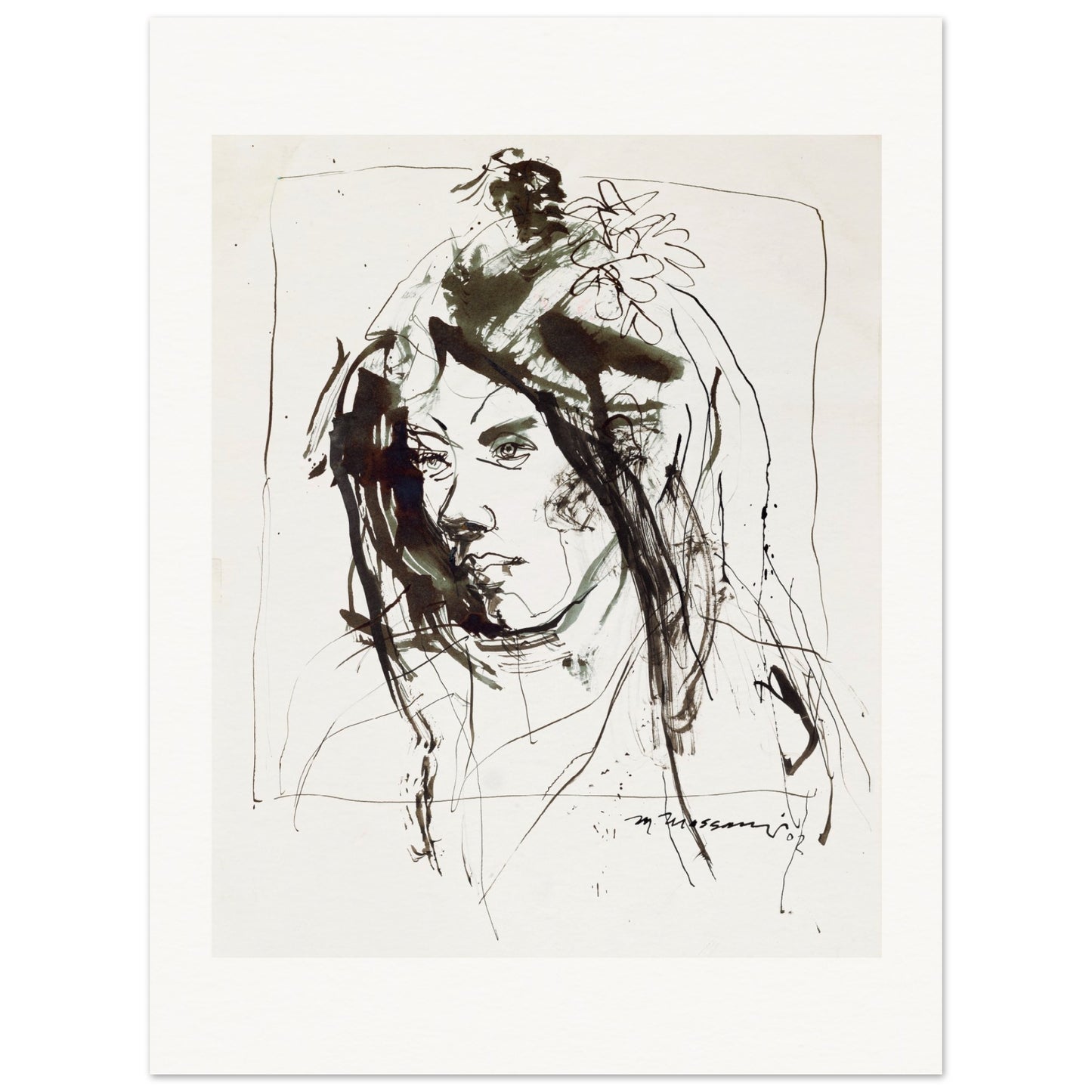 Girl with Flowers