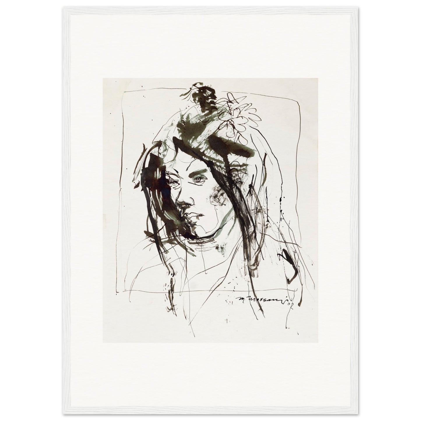 Girl with Flowers