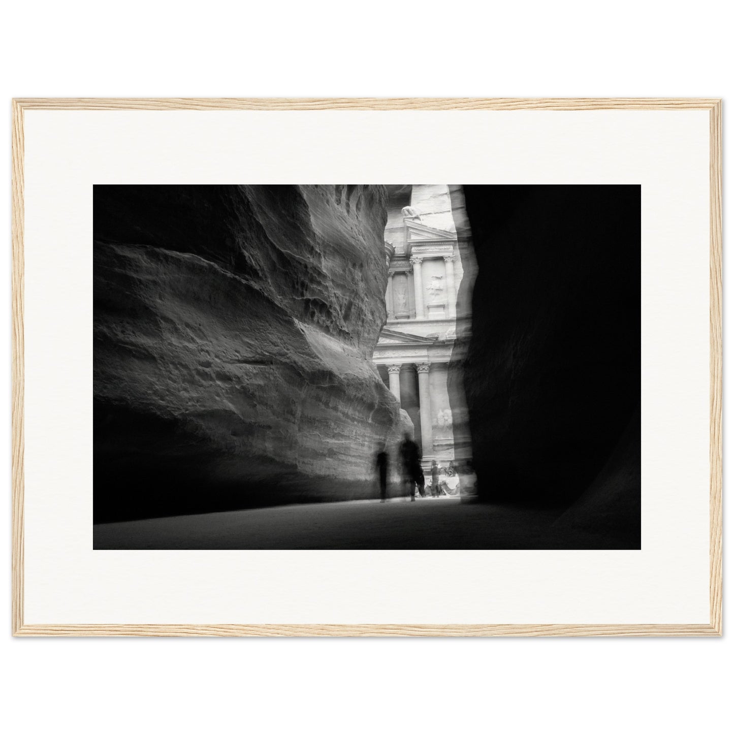 Petra in Motion - B&W