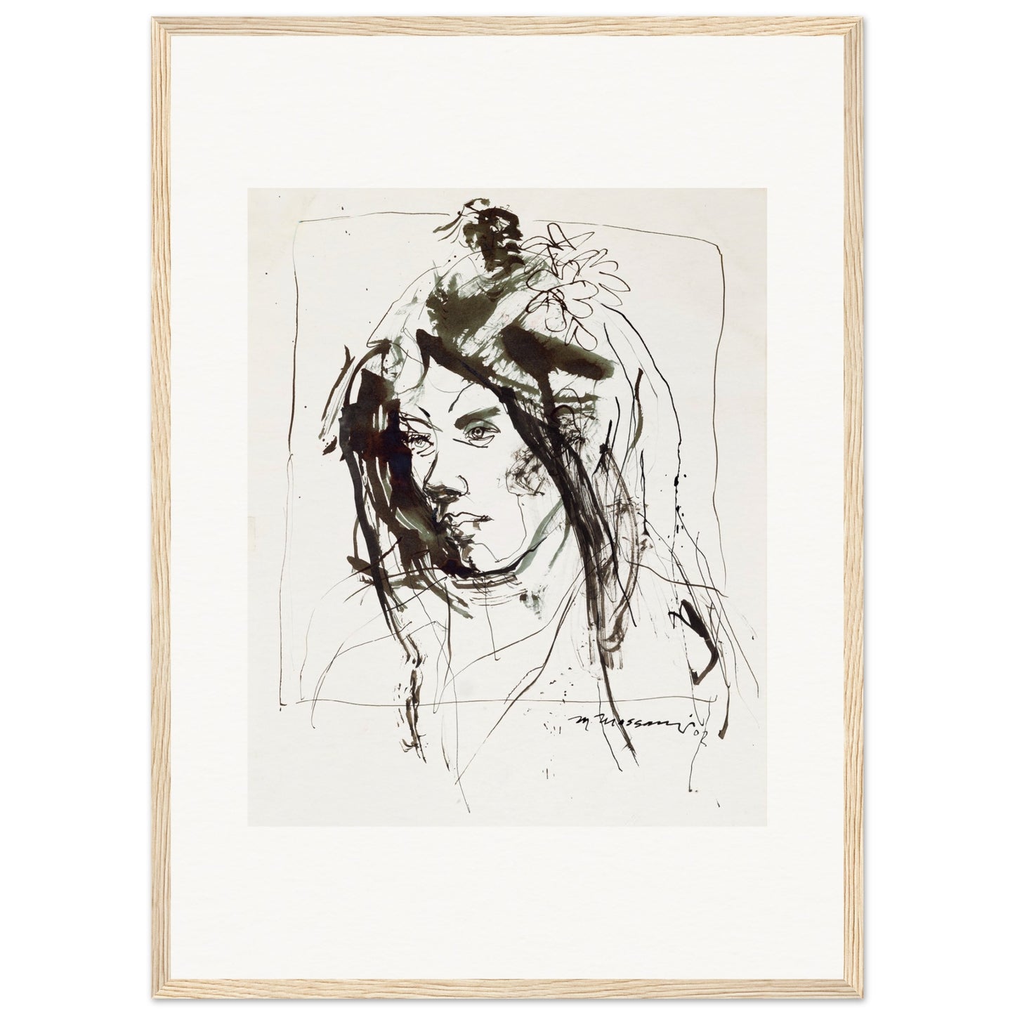 Girl with Flowers