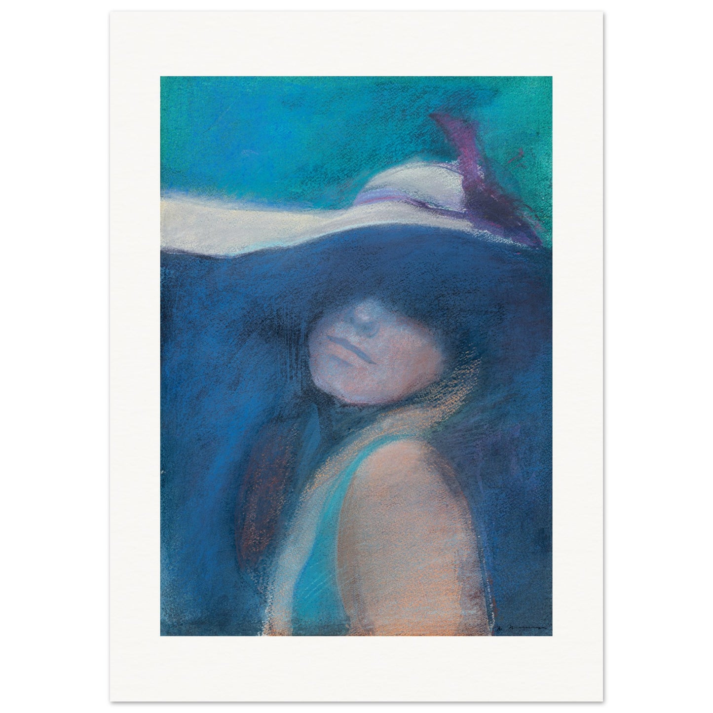 Femme contre Turquoise